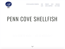 Tablet Screenshot of penncoveshellfish.com